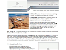 Tablet Screenshot of kraircraft.com